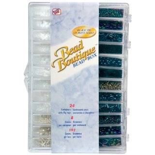 Blue Moon Beads Bead Boutique Bead Box, Black Tie Assorted Beads