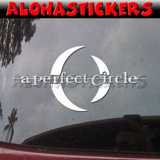 PERFECT CIRCLE Vinyl Decal Car Window Sticker N52  
