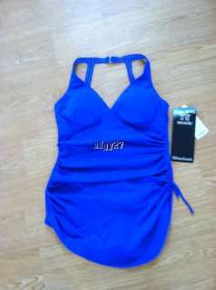 SASSY ROYAL BLUE SLIMMING MIRACLESUIT SWIMSUIT SIZE 14  