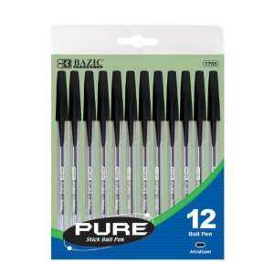 BAZIC Black Stick Pen (12/Pack) Case Pack 144 