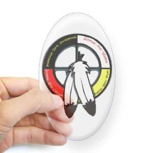   Decal Native american Oval Sticker by  Arts, Crafts & Sewing