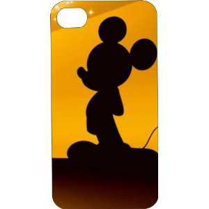 Black Hard Plastic Case Custom Designed Mickey Mouse iPhone Case for 