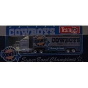  Cowboys Super Bowl XXVIII Champions 1994 Matchbox Tractor Trailer 