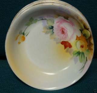 vintage Nippon Hand Painted 5 1/4 china bowl  