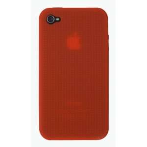  Apple iPhone 4 * Silicone Diamond Grip Case * (Red) 16GB 