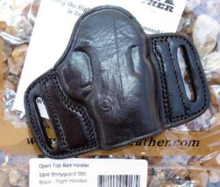 Open Top Quick Draw ~ Slim Profile ~ Genuine Top Grain Leather