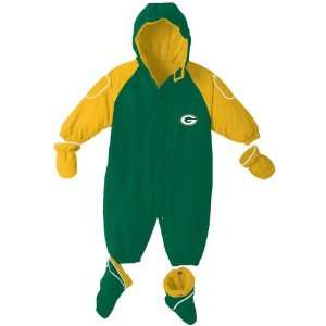   Reebok Green Bay Packers Newborn Alaska Hooded Set
