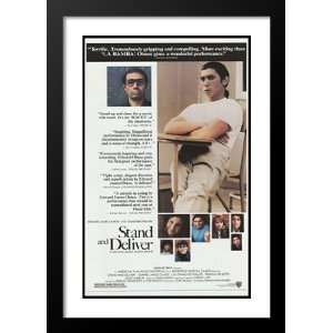  Stand and Deliver 20x26 Framed and Double Matted Movie 