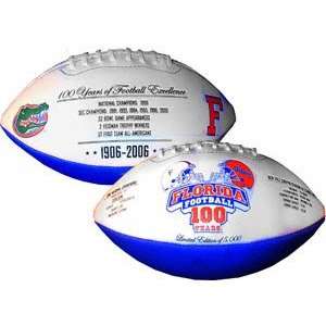  Florida Gators 100 Year Anniversary Commemorative Football 