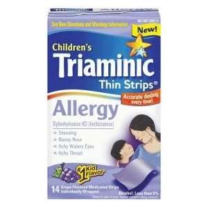  Triaminic Childrens Allergy Thinstrips Grape 14 Health 