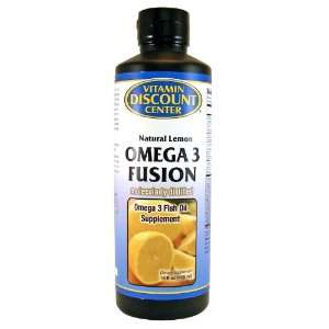  Omega 3 Fusion Fish Oil (Natural Lemon Flavor) 16 oz 