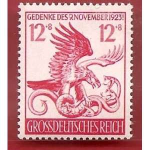  Stamp Germany Eagle And Serpent Scott B 289 MNHVF 