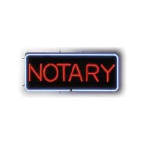  Notary Neon Sign 14.5 x 34.25