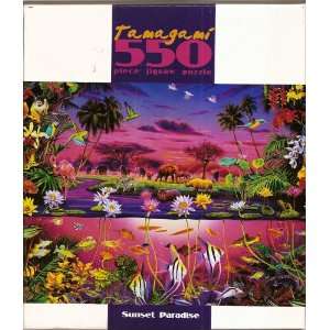    Tamagami 550 Piece Jigsaw Puzzle Sunset Paradise Toys & Games