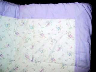 Lavender Jewel SIMPLY SHABBY CHIC Twin QUILT bedspread floral  