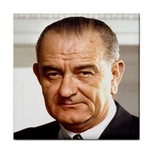  President Lyndon B. Johnson Tile Trivet 