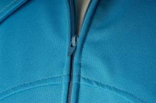 Teal Aqua 70s VTG Jumpsuit Western Long Sleeve Belted Bell Bottoms 