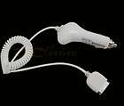 New Car Charger Power Adapter For iPhone 4S 4 3GS 3 iTouch White