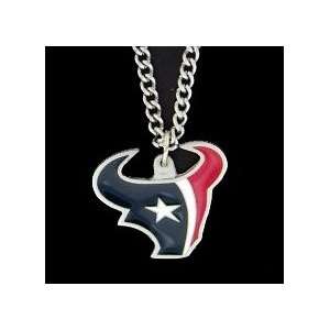    NFL Chain Necklace & Pewter Pendant   Houston Texans Jewelry