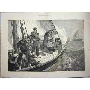   1881 AFRICA SLAVE TRADE STEAM PINNACE LONDON SHIP DHOW