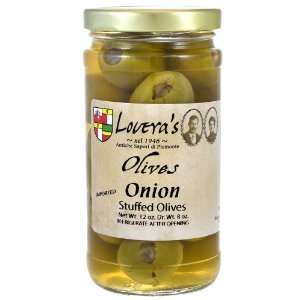 Loveras Onion Stuffed Olives   12 oz Grocery & Gourmet Food