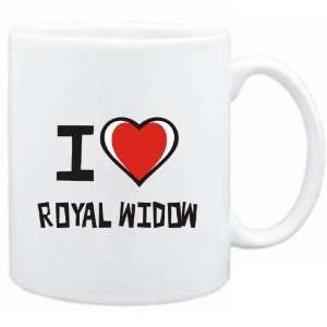  Mug White I love Royal Widow  Drinks