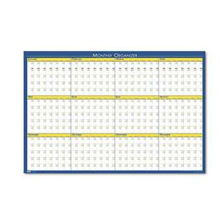 house of doolittle 12 month laminated wall planner 36 x