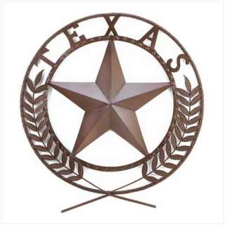 TEXAS LONE STAR STATE HANGING WESTERN THEME WALL PLAQUE  