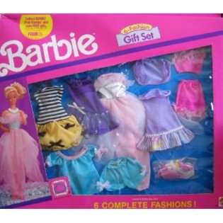   Set Barbie 6 Fashion Gift Set w Shoes And Accessories 