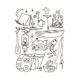   Embroidery Patterns Camp Out SU 113; 3 Items/Order