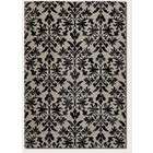 Couristan 311 x 53 Area Rug Damask Pattern in Grey and Black Color