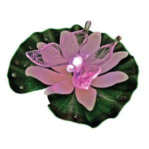  LED Lighted Floating Lily Pad   Butterfly