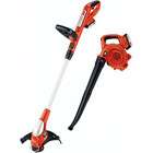   20V Max Cordless Lithium Ion Trimmer & Sweeper Outdoor Combo Kit