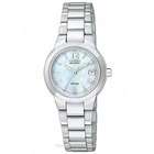Citizen Ladies Eco Drive Silhouette Sport   MOP Dial   Stainless   WR 