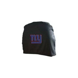 New York Giants NFL Football Car Headrest Seat Cover   One Pair