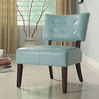 Accent chair in Gorgeous Sky Blue Finish  Oxford Creek For the Home 