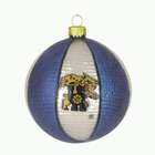   Pack of 4 NCAA Kentucky 3.5 Glass Basketball Christmas Ornaments