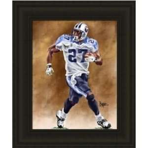 Tennessee Titans Framed Eddie George Tennessee Titans Large Giclee 