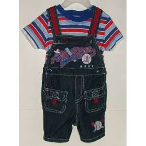 All Star 3 Piece Overall Boys Toddler Outfit By Fisher Price Size 12 
