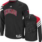 adidas Chicago Bulls Black 2011 2012 On Court Long Sleeve Shooting 