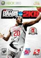 College Hoops 2K8 Basketball Rosters on 360 Memory Card  