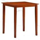 Boraam 42 High Pub Table with Square Solid Top in Espresso Cherry