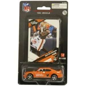   Braylon Edwards 164 Dodge Charger With Trading Card Sports
