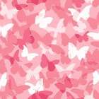 York Wallcoverings Candice Olson Kids Butterfly Camo   Color Pink