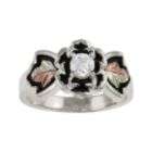 Jewelry Adviser 10k Tri color Black Hills Gold Fancy Rose Ring