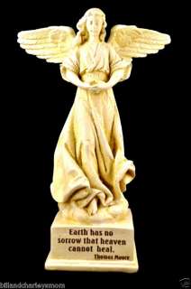 Standing Angel Memorial Figurine 8.25 inches tall  