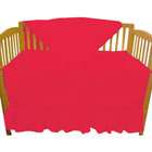 Baby Doll Solid Color Red Portable Crib bedding