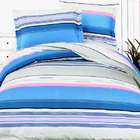 Blancho Bedding   [Bright Blue Sky] 100% Cotton 5PC Comforter Set 