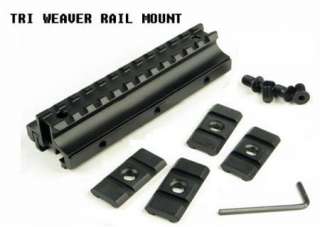 Multifunctional 22mm Tri Rail Riser Mount for Rifle Scope Flat Top 
