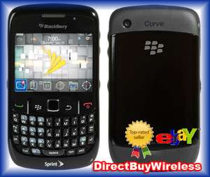 SPRINT BLACKBERRY CURVE 8530 BLACK CLEAN ESN CDMA PHONE DEMO UNIT 